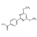 CAS 登录号：386715-40-8， 4-(4,6-二甲氧基-2-嘧啶基)苯甲酸