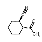 CAS 登录号：38691-05-3， (1R,2R)-2-乙酰基环己烷甲腈