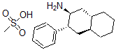 CAS 登录号:38727-10-5, (+-)-2(a)-氨基-3(e)-苯基-反式-十氢萘甲烷磺酸酯