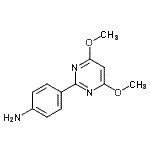 CAS#: 387350-86-9, 4-(4,6-Dimethoxy-2-Pyrimidinyl)Aniline