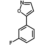 CAS#: 387358-55-6, 5-(3-Fluorophenyl)-1,2-Oxazole