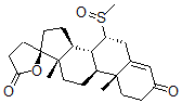 CAS#: 38753-75-2, (7R,8R,9S,10R,13S,14S,17R)-10,13-Dimethyl-7-Methylsulfinylspiro[2,6,7,8,9,11,12,14,15,16-Decahydro-1H-Cyclopenta[a]Phenanthrene-17,5'-Oxolane]-2',3-Dione