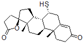 CAS#: 38753-76-3, (7R,8R,9S,10R,13S,14S,17R)-10,13-Dimethyl-7-Sulfanylspiro[2,6,7,8,9,11,12,14,15,16-Decahydro-1H-Cyclopenta[a]Phenanthrene-17,5'-Oxolane]-2',3-Dione
