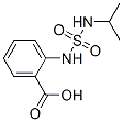 CAS 登录号：38758-15-5， 2-(丙-2-基氨基磺酰基氨基)苯甲酸