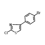 CAS#: 3884-33-1, 4-(4-Bromophenyl)-2-Chloro-1,3-Thiazole