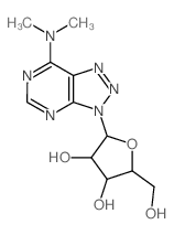 CAS#: 38874-44-1, 2-(7-Dimethylaminotriazolo[4,5-e]Pyrimidin-3-Yl)-5-(Hydroxymethyl)Oxolane-3,4-Diol