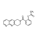 CAS#: 389117-40-2, 2-(8,9-Dihydropyrido[2,3-b][1,6]Naphthyridin-7(6H)-Ylcarbonyl)Phenyl Acetate