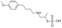 CAS#: 38914-75-9, 1-Methoxy-4-[4-(2-Sulfosulfanylpropylamino)Butyl]Benzene