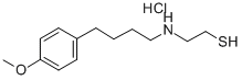 CAS 登录号：38914-81-7， 2-[4-(4-甲氧基苯基)丁基氨基]乙硫醇盐酸盐