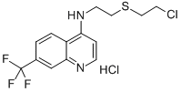 CAS#: 38914-94-2, N-[2-(2-Chloroethylsulfanyl)Ethyl]-7-(Trifluoromethyl)Quinolin-4-Amine Hydrochloride