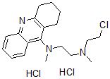 CAS#: 38915-05-8, N'-(2-Chloroethyl)-N,N'-Dimethyl-N-(1,2,3,4-Tetrahydroacridin-9-Yl)Ethane-1,2-Diamine Dihydrochloride
