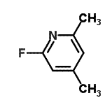 CAS#: 38926-11-3, 2-Fluoro-4,6-Dimethylpyridine