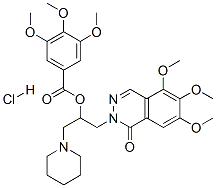 CAS#: 38952-85-1, [1-Piperidin-1-Yl-3-(5,6,7-Trimethoxy-1-Oxophthalazin-2-Yl)Propan-2-Yl] 3,4,5-Trimethoxybenzoate Hydrochloride