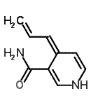 CAS 登录号：389795-76-0， (4Z)-4-(2-丙烯-1-亚基)-1,4-二氢-3-吡啶甲酰胺