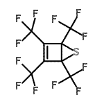 CAS#: 39091-73-1, 1,2,3,4-Tetrakis(Trifluoromethyl)-5-Thiabicyclo[2.1.0]Pent-2-Ene