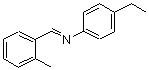 CAS 登录号：391609-50-0， (E)-N-(4-乙基苯基)-1-(2-甲基苯基)甲亚胺
