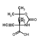 CAS#: 391678-36-7, (2S)-2-(Tert-Butoxycarbonylamino)-2-Methyl-But-3-Ynoic Acid
