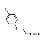 CAS#: 391678-45-8, 1-(3-Butyn-1-Yloxy)-4-Fluorobenzene