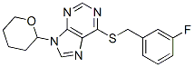 CAS#: 3918-07-8, 6-[(3-Fluorophenyl)Methylsulfanyl]-9-(Oxan-2-Yl)Purine