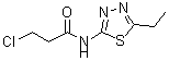 CAS#: 391864-01-0, 3-Chloro-N-(5-Ethyl-1,3,4-Thiadiazol-2-Yl)Propanamide