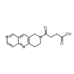 CAS#: 392233-82-8, 4-(3,4-Dihydropyrido[4,3-b][1,6]Naphthyridin-2(1H)-Yl)-4-Oxobutanoic Acid