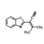 CAS#: 392724-16-2, 2-(1,3-Benzothiazol-2-Yl)-3-Methyl-2-Butenenitrile