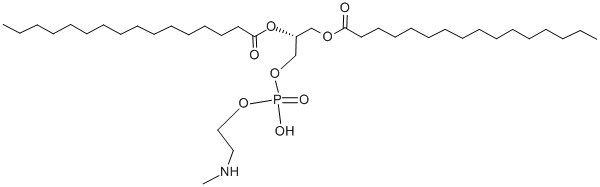 CAS 登录号：3930-13-0， 1,2-二棕榈酰-Sn-甘油-3-磷酰-(N-甲基)-乙醇胺