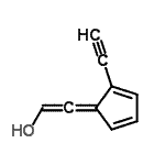 CAS 登录号：393561-91-6， 2-(2-乙炔基-2,4-环戊二烯-1-亚基)乙烯醇