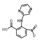 CAS#: 394655-21-1, 3-Nitro-2-(2-Pyrazinylamino)Benzoic Acid