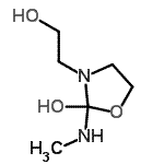 CAS 登录号：395058-89-6， 3-(2-羟基乙基)-2-(甲基氨基)-1,3-恶唑烷-2-醇