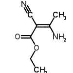 CAS 登录号：39603-86-6， 乙基(2Z)-3-氨基-2-氰基-2-丁烯酸酯