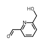 CAS 登录号：39621-11-9， 6-(羟基甲基)-2-吡啶甲醛