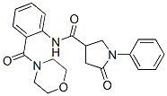 CAS#: 39630-05-2, N-[2-(Morpholinocarbonyl)Phenyl]-2-Oxo-1-Phenyl-4-Pyrrolidinecarboxamide