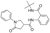 CAS 登录号：39630-07-4， 5-氧代-1-苯基-N-[2-(叔丁基氨基甲酰)苯基]吡咯烷-3-甲酰胺