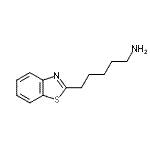 CAS#: 39650-67-4, 5-(1,3-Benzothiazol-2-Yl)-1-Pentanamine