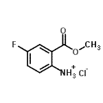 CAS#: 396652-66-7, (4-fluoro-2-methoxycarbonyl-phenyl)ammonium chloride