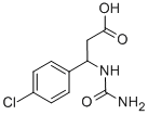 CAS#: 39773-45-0, 3-[(Aminocarbonyl)Amino]-3-(4-Chlorophenyl)Propanoic Acid