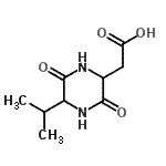 CAS#: 397847-48-2, (5-Isopropyl-3,6-Dioxo-2-Piperazinyl)Acetic Acid