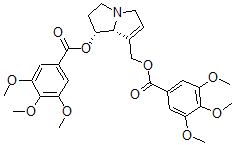 CAS#: 39818-12-7, [(1R,8R)-7-[(3,4,5-Trimethoxybenzoyl)Oxymethyl]-2,3,5,8-Tetrahydro-1H-Pyrrolizin-1-Yl] 3,4,5-Trimethoxybenzoate