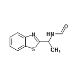 CAS#: 3985-52-2, N-[1-(1,3-Benzothiazol-2-Yl)Ethyl]Formamide