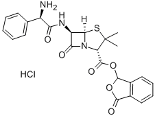CAS 登录号:39878-70-1, 酞氨青霉素盐酸盐