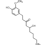 CAS#: 39886-76-5, 5-Hydroxy-1-(4-Hydroxy-3-Methoxyphenyl)-3-Decanone