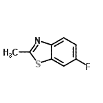CAS#: 399-73-5, 6-Fluoro-2-Methyl-1,3-Benzothiazole