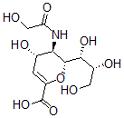 CAS#: 39937-91-2, (4S,5R,6R)-4-Hydroxy-5-[(2-Hydroxyacetyl)Amino]-6-[(1R,2R)-1,2,3-Trihydroxypropyl]-5,6-Dihydro-4H-Pyran-2-Carboxylic Acid