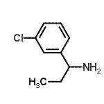CAS#: 40023-86-7, 1-(3-Chlorophenyl)-1-Propanamine