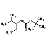 CAS#: 400652-49-5, 2-Methyl-2-Propanyl [(2S)-1-Amino-3-Methyl-2-Butanyl]Carbamate