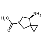 CAS#: 400710-02-3, 1-[(7S)-7-Amino-5-Azaspiro[2.4]Hept-5-Yl]Ethanone