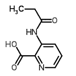 CAS#: 400722-99-8, 3-(Propionylamino)-2-Pyridinecarboxylic Acid