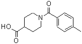 CAS#: 401581-34-8, 1-(4-Methylbenzoyl)-4-Piperidinecarboxylic Acid