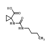 CAS 登录号：401628-89-5， 1-[(丁基氨基甲酰)氨基]环丙烷羧酸